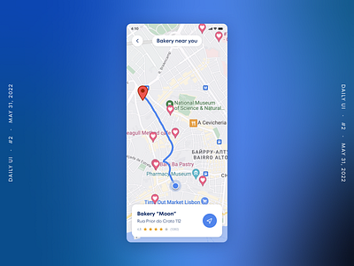 Location Tracker dailyui design ui ux web