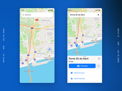 Map dailyui design ui ux web