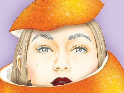 Orange Is The New Black drawing food gigi illustration mixedmedia pencil raw