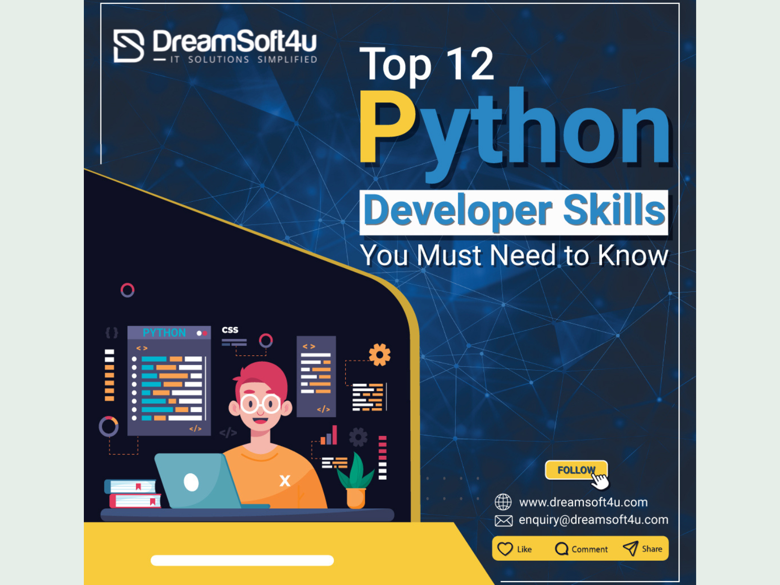 Top 12 Python Developer Skills You Must Need To Know By Dreamsoft4u On ...