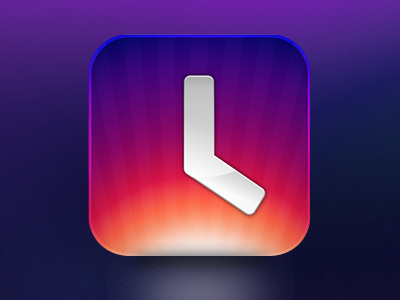App Icon app icon ios light. purple orange yellow