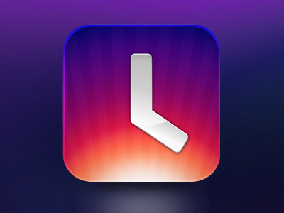 App Icon v2 app icon ios light. purple orange yellow