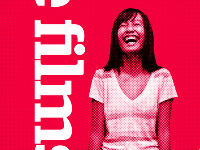 Film Guide Interior bold halftone photoshop red rough type