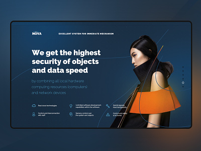 Nova Data data design fashion landingpage ui uidesign ux uxdesign website
