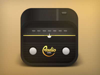 Radio Online app icon ios radio