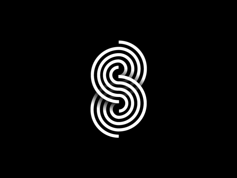 S animation brand identity lettering logo mark mono monogram s self type typography