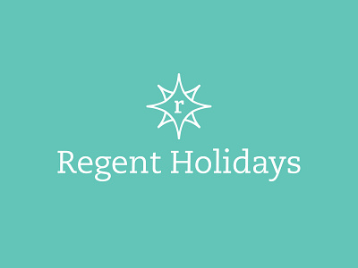 Regent Holidays brand compass holidays logo pioneer r regent rose serif slab star
