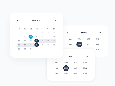 Clean date picker