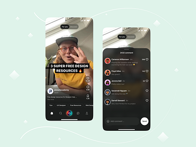 Biyond - Video and comment app dailyui ui ux