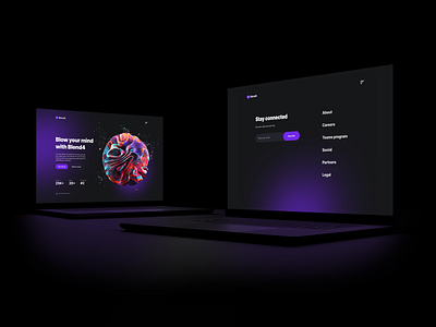 Blend4 - Showcase clean ui ux web