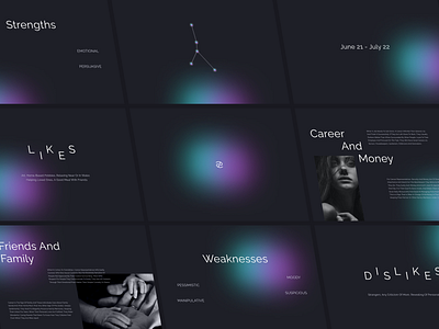 Zodiac clean design ui ux web