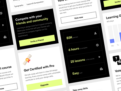 LearnUX - UI Components clean design ui ux web