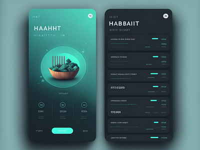 Habit tracking UI app concept app clean ui ux