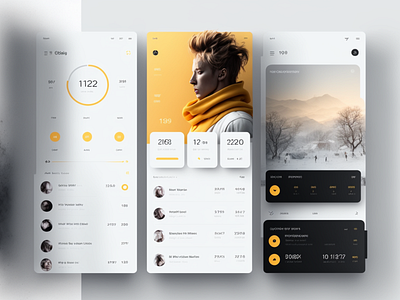 Random UI app concept app clean design ui ux