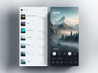 Random UI app concept app clean design ui ux