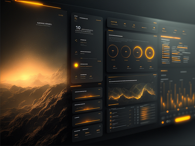 Random UI dashboard concept clean design ui ux web