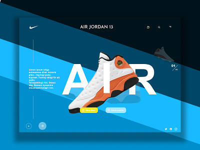 Air Jordan Website Concept