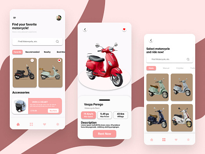 Vespa App Design