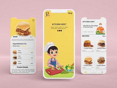Food Delivery Mobile App UI UX Design