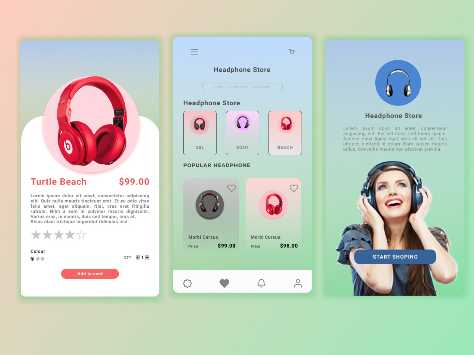 App design by Salek Ahmed on Dribbble