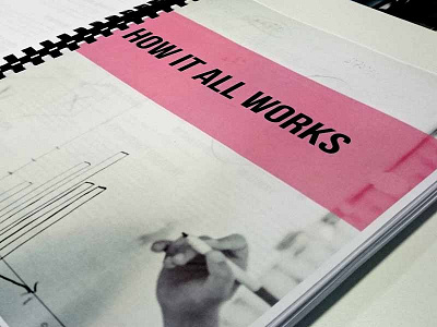Book Design: The Design Studio Playbook Divider page