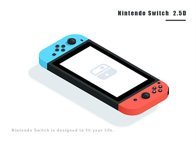 Nintendo Switch 2.5d 2.5d illustration