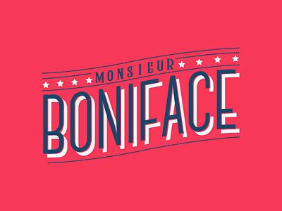 Monsieur Boniface Logo barber products barbershop branding dandy graphic graphic design logo logo design logo designer logotype typography