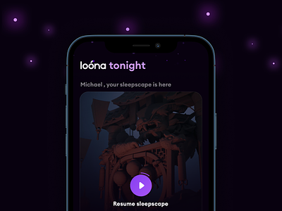 Loóna — Get in the right mood to sleep app app store bedtime best app blinkagency calm google awards health interface ios loóna loóna app meditation mindfulness mobile mobile app mobile application ui ux wellness