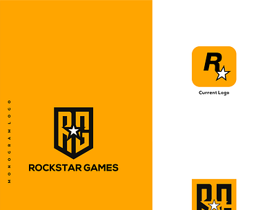 R + G (Rockstar Games redesign concept) branding graphic design logo logodesign logotype monogram redesign rockstar rockstargames vector