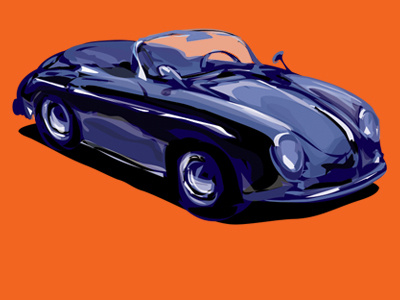 Quick Porche Study illustration photoshop