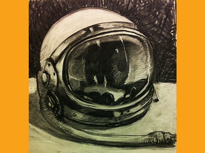 Mercury Helmet Study drawing illustration