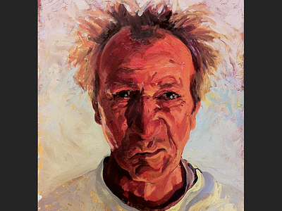 Beko, the painter oil portrait