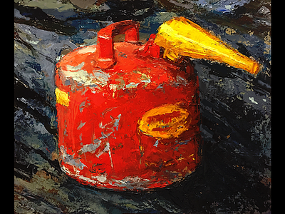 Gas can gas can painting study