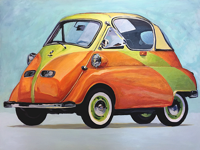 Issetta_5 bubble car painting