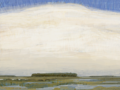 Marsh Vegas Study landscape painting