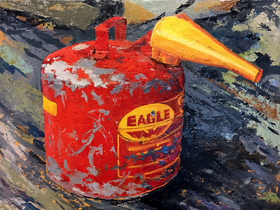 Gas Can Final old gas painting