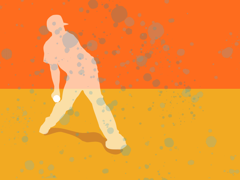 Toss animation baseball experiment