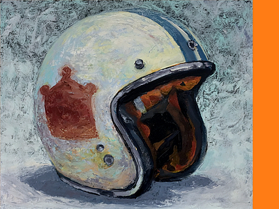 Lord Hobo Brain Bucket painting retro bike helmet