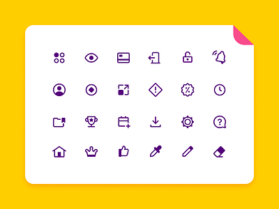Icon design for Ahazou app icon icon design icon set iconography