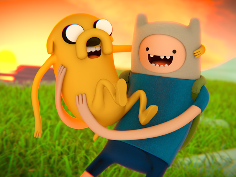 It's Adventure Time! by Henrique Perticarati on Dribbble