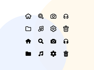 Essential Icons | Icon Set creative design essential icons essentials flat icon icon icon set icons illustration minimal icon simple vector