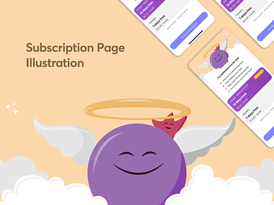 Subscription | Illustration for Meditation App creative design illustration meditation app subscription subscription page