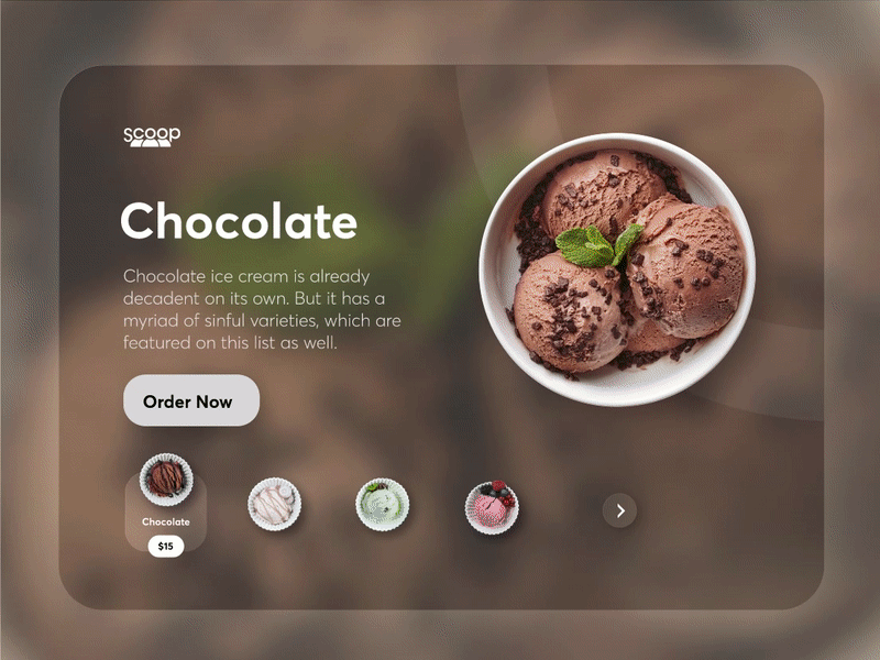 Chocolate | Ice Cream | Dark | Carousel Design Page 1