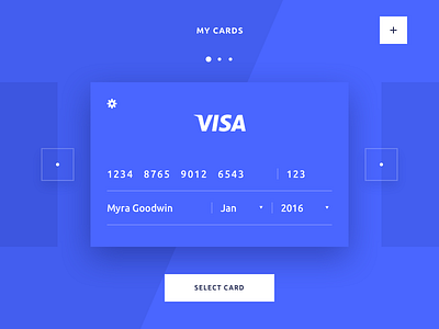 DailyUI #002 Credit Card Checkout bright card challenge clean credit card daily dailyui minimal slider ui