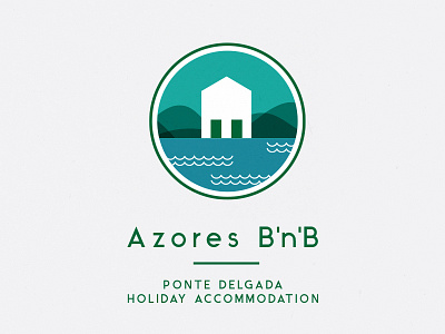 Azorean Bed&Breakfast bed and breakfast branding logo