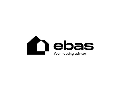 Ebas - your housing advisor advisor advisory branding building carpentry estate graphic design house housing illustration illustrator logo logo mark real estate renovation