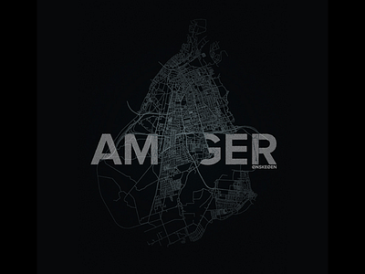 Copenhagen Amager 800x600 amager art copenhagen dark illustration island map poster shit typography