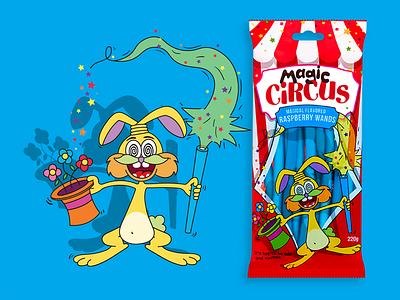 Magical Mr. Rabbit candy childish circus crazy kids magic magician rabbit show stars wand
