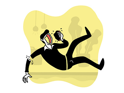 About to loose my face business dashboard design face flat idea. website illustration illustrator person