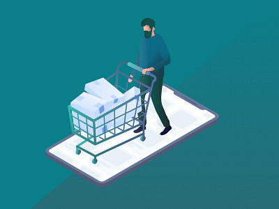 Ecommerce adapt amazon conversion ecommerce human illustration marketing mobile omnichannel optimization retail shopping